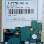 SONY-MOUNTED C.BOARD,PWB, CK-140